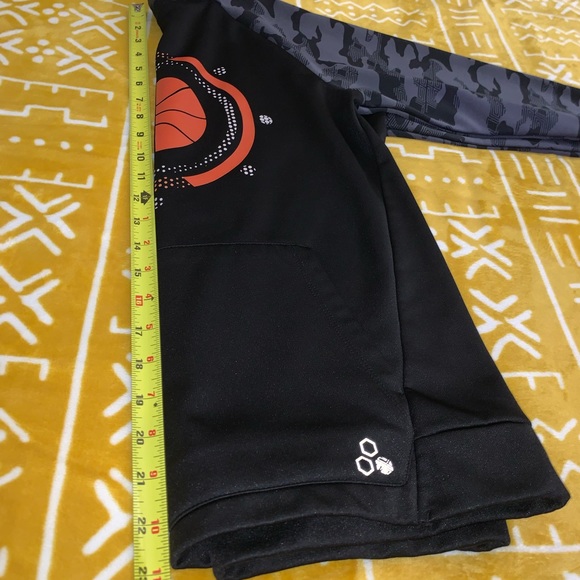 Tek-Gear performance Warm-Tek fleece hoodie. Sz 14/16 Large - Picture 6 of 8